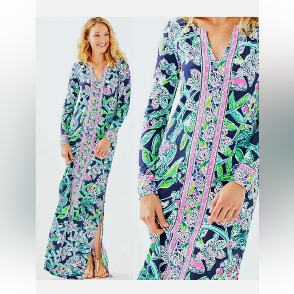 Lilly Pulitzer Faye maxi dress size m
